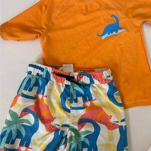 Old Navy Orange boys swimsuit, 4T